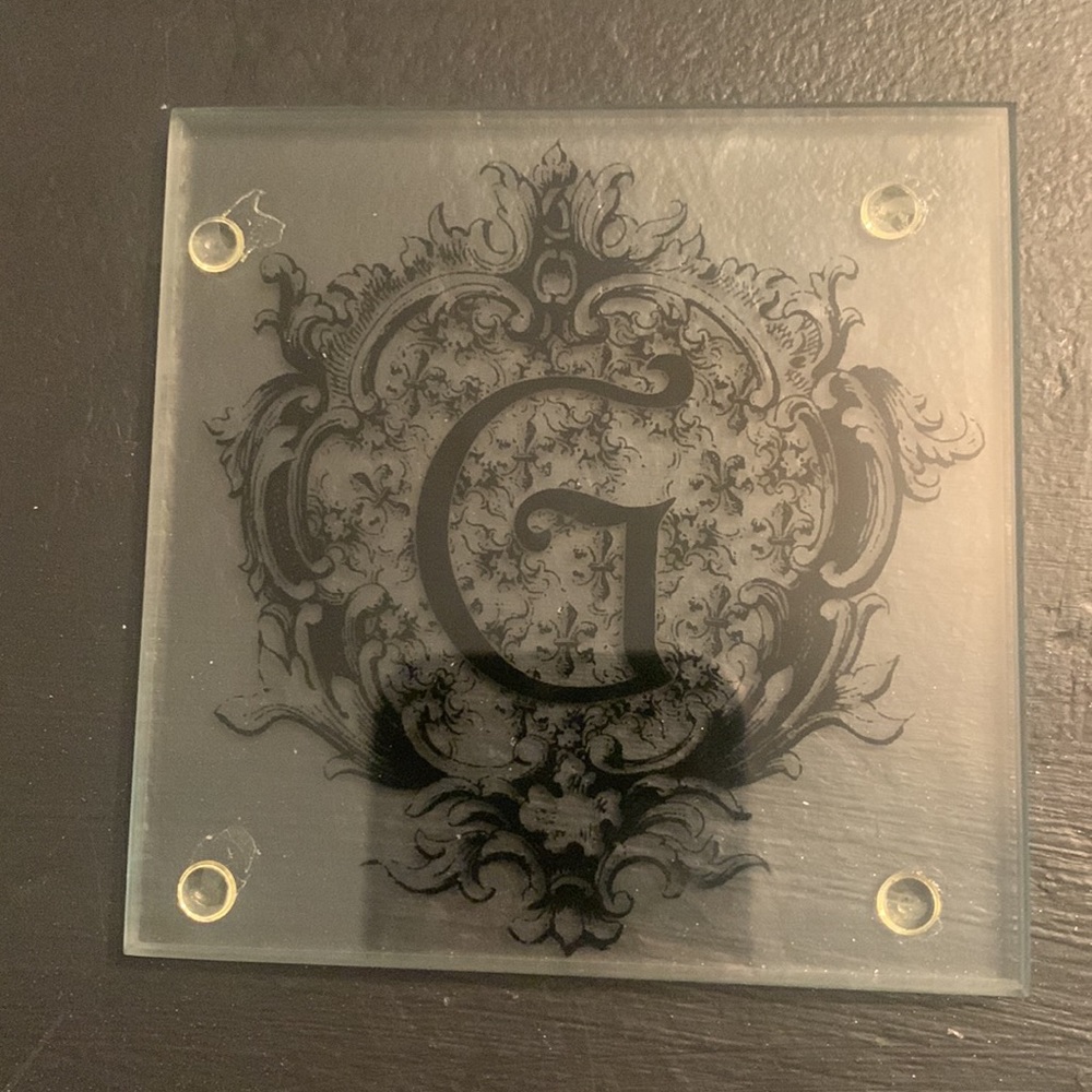 Glass coasters - Picture 2 of 2